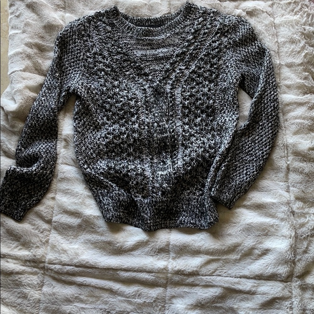 Black and White Sweater